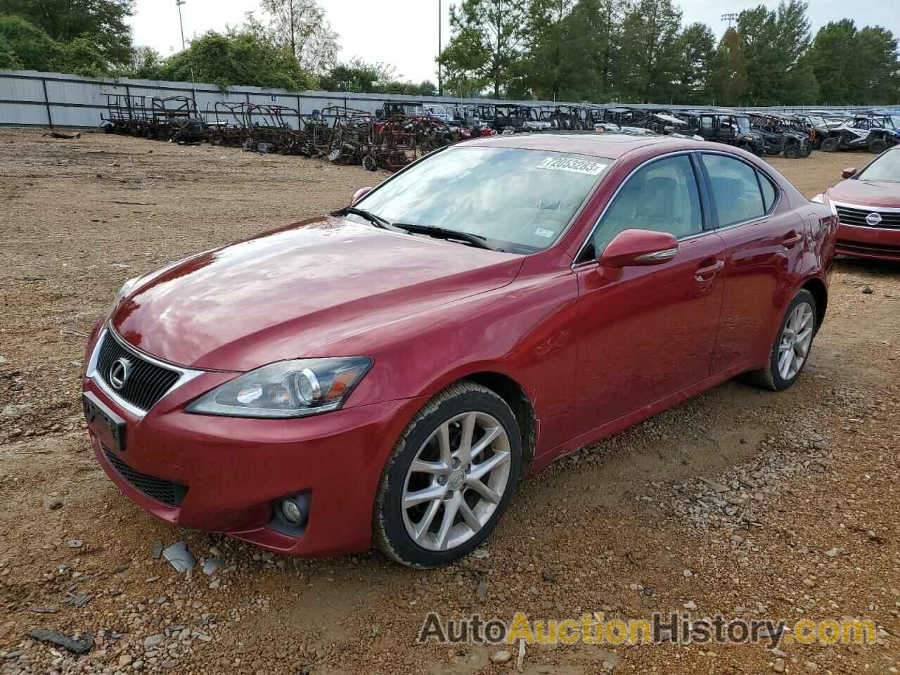 2012 LEXUS IS 250, JTHCF5C24C5058835