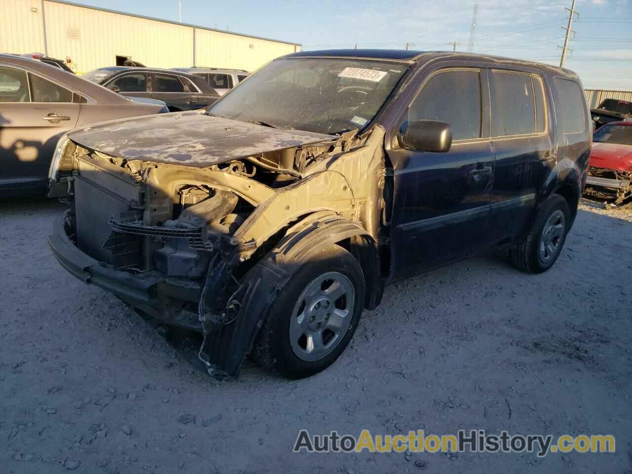 HONDA PILOT LX, 5FNYF3H23DB004558