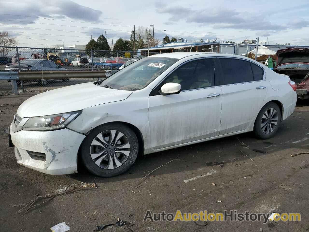 2013 HONDA ACCORD LX, 1HGCR2F3XDA055508