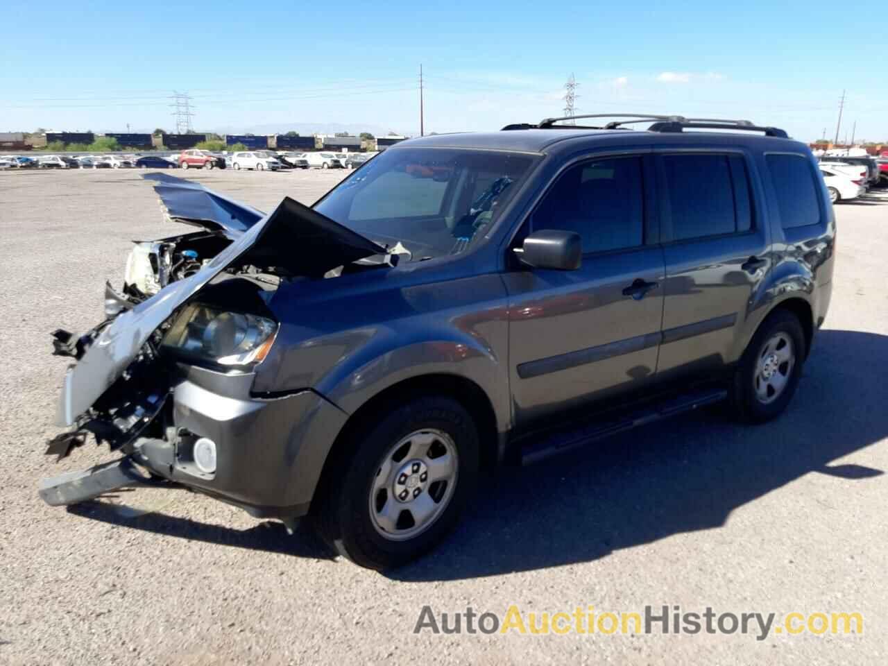 2011 HONDA PILOT LX, 5FNYF3H24BB020765