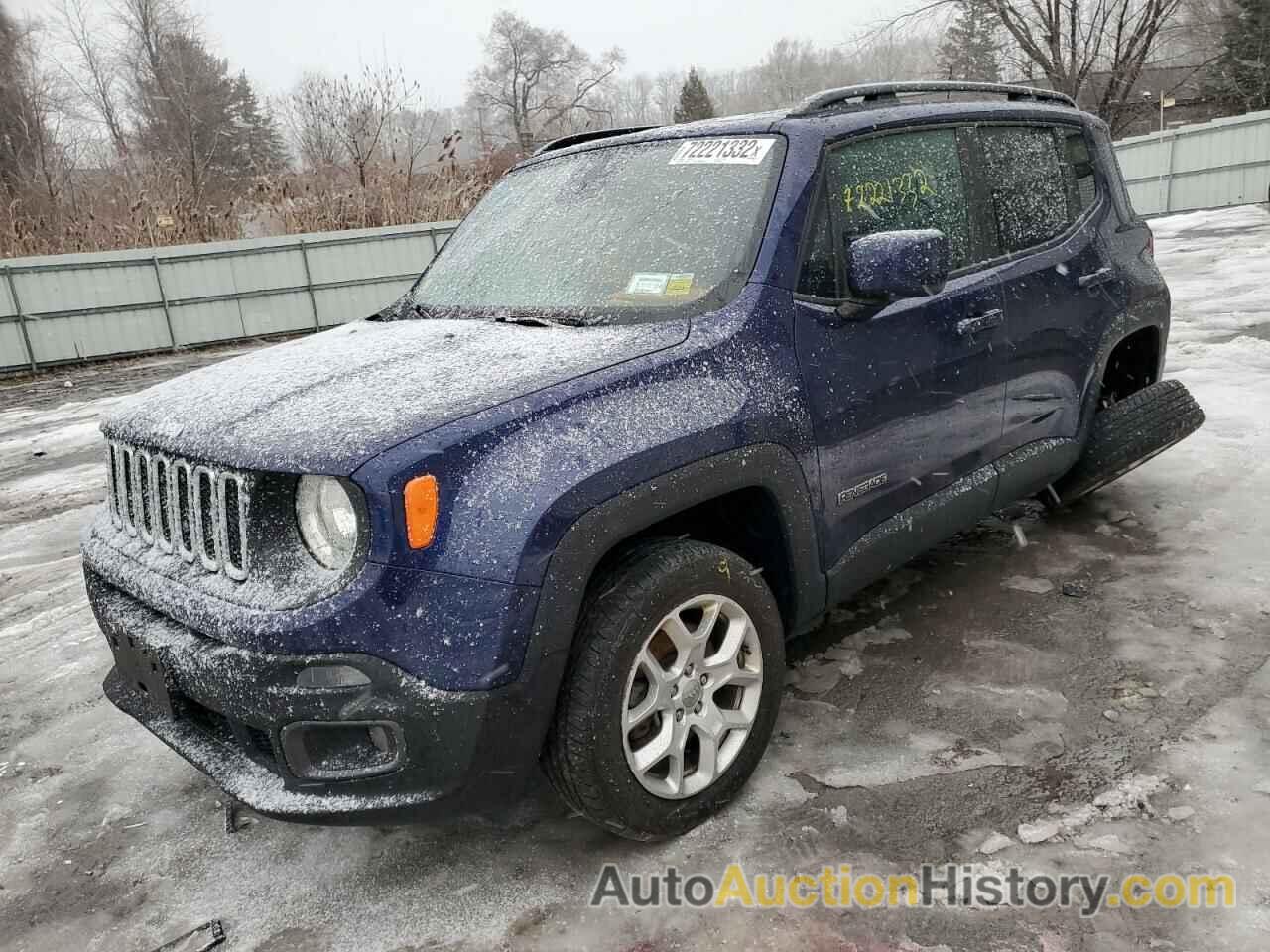 2018 JEEP RENEGADE LATITUDE, ZACCJBBB7JPH36885