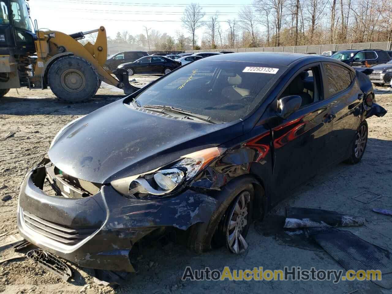 2012 HYUNDAI ELANTRA GLS, KMHDH4AEXCU433572