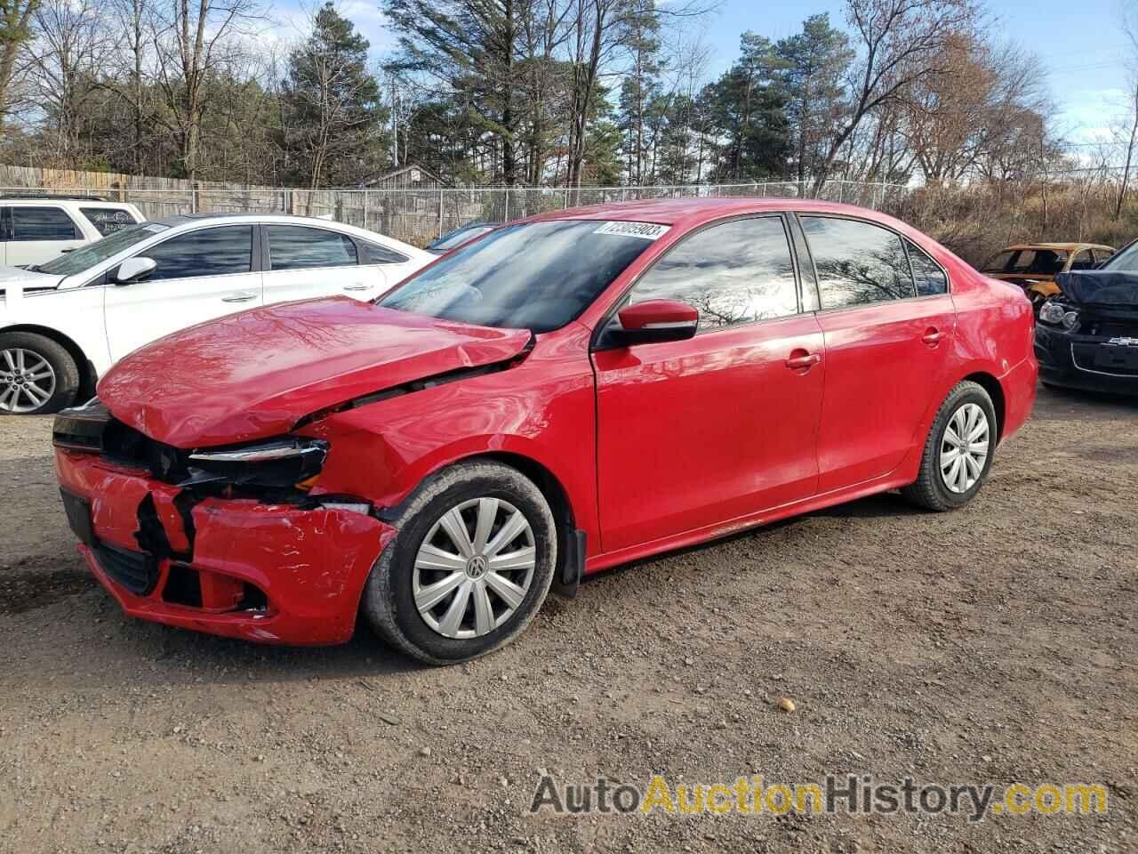 2014 VOLKSWAGEN JETTA BASE, 3VW2K7AJ8EM241549