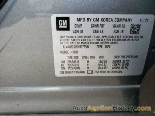 BUICK ENCORE PREFERRED, KL4MMCSL5NB077984