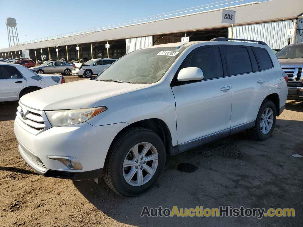 2013 TOYOTA HIGHLANDER BASE, 5TDBK3EH6DS253443