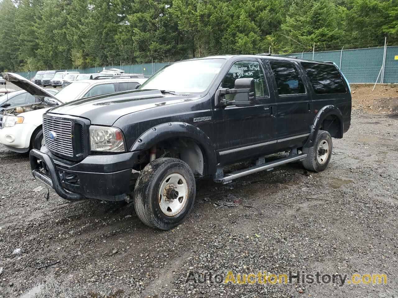 2005 FORD EXCURSION LIMITED, 1FMSU43PX5ED47287