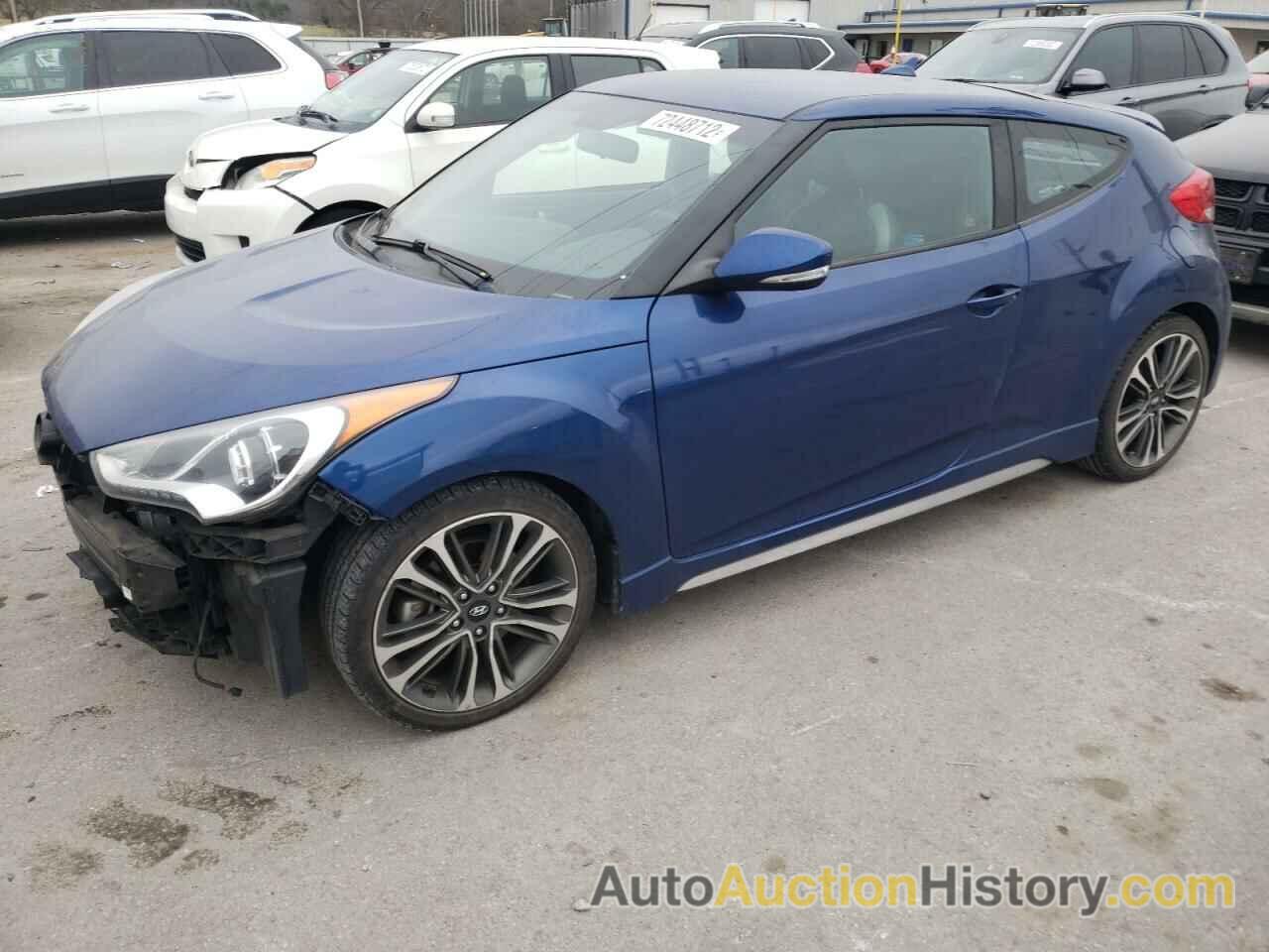 2017 HYUNDAI VELOSTER TURBO, KMHTC6AE4HU312629