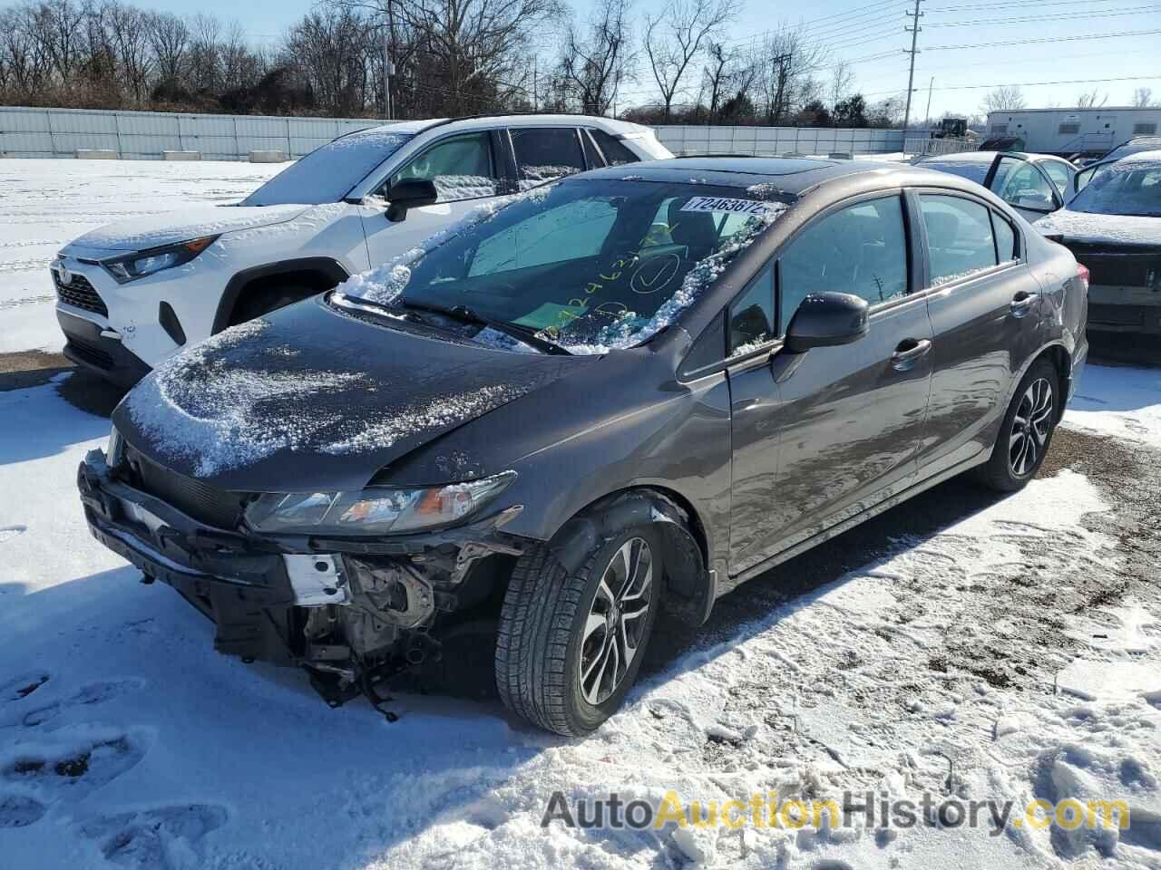 2013 HONDA CIVIC EXL, 2HGFB2F95DH526245