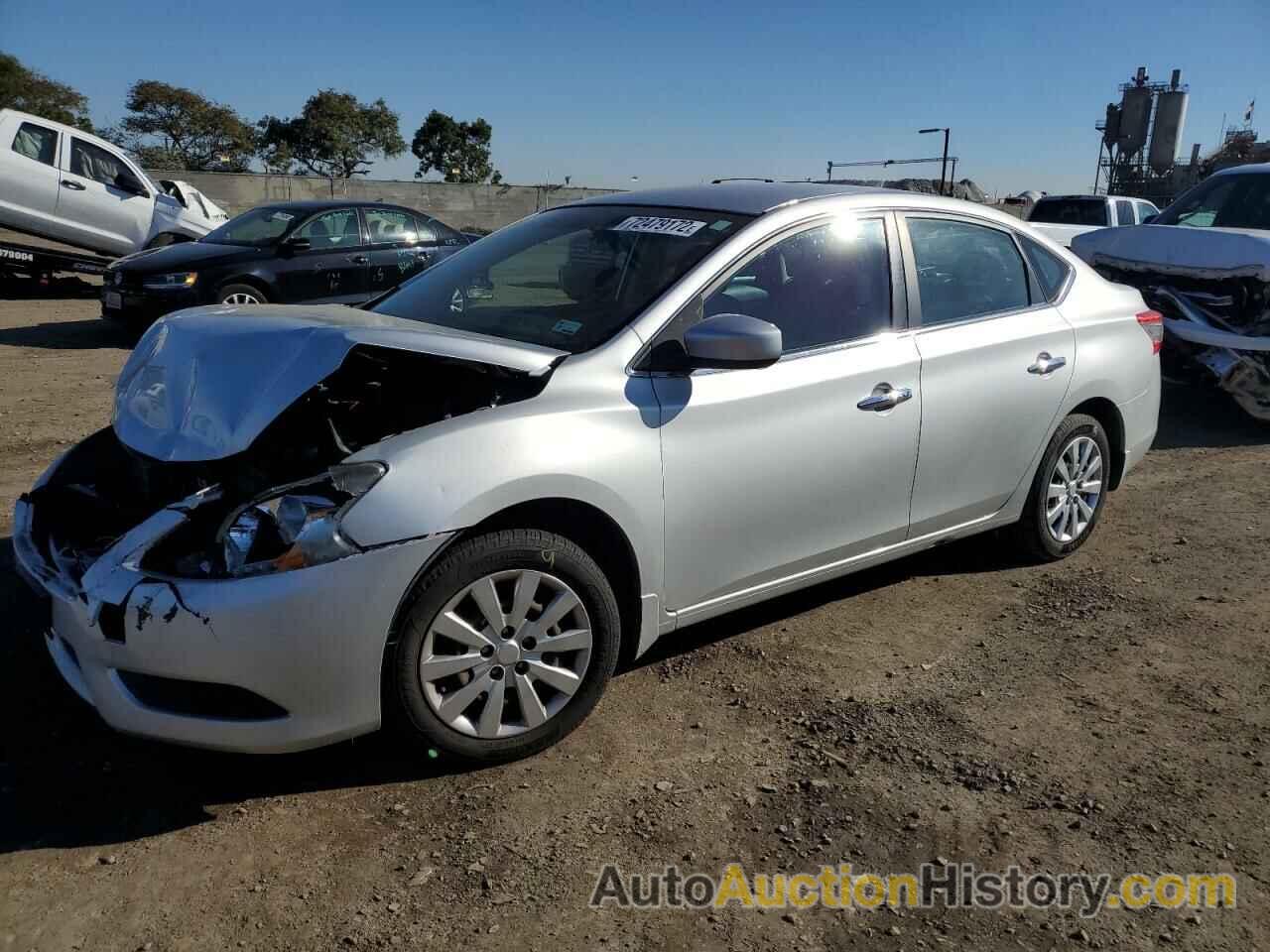 2014 NISSAN SENTRA S, 3N1AB7AP3EY313580