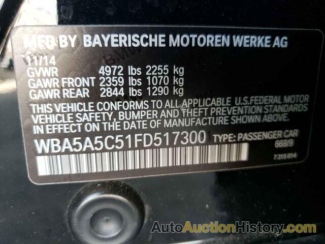 BMW 5 SERIES I, WBA5A5C51FD517300