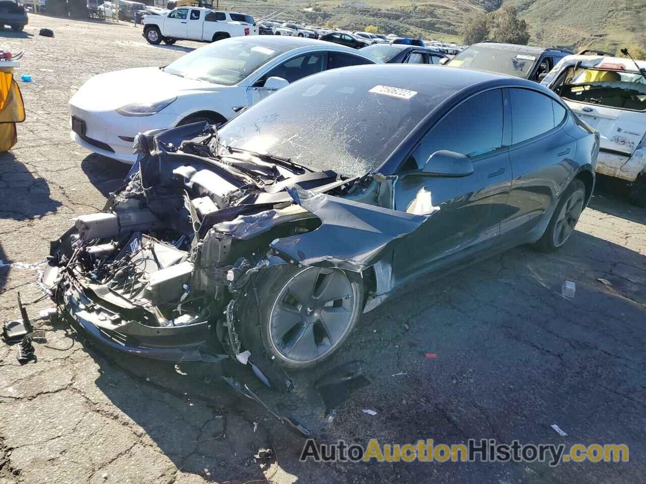 2022 TESLA MODEL 3, 5YJ3E1EB5NF274415