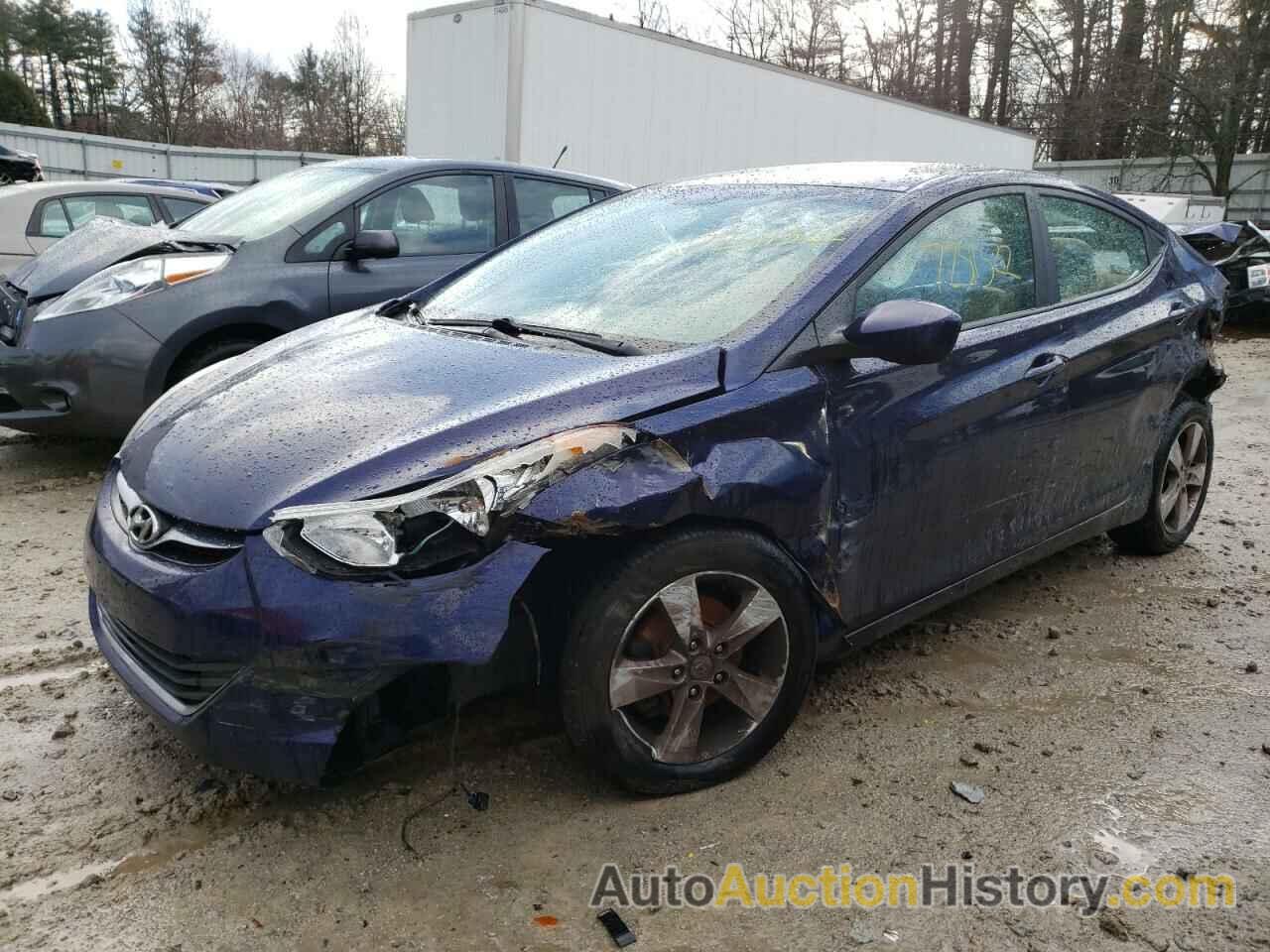 2013 HYUNDAI ELANTRA GLS, 5NPDH4AE2DH165519