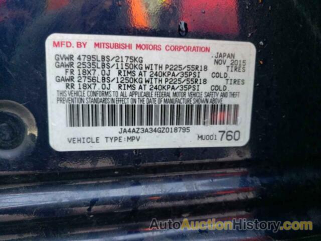 MITSUBISHI OUTLANDER SE, JA4AZ3A34GZ018795