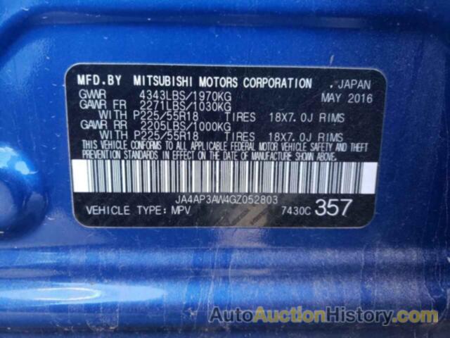 MITSUBISHI OUTLANDER ES, JA4AP3AW4GZ052803