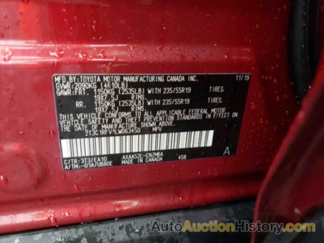 TOYOTA RAV4 XLE PREMIUM, 2T3C1RFV1LW063450