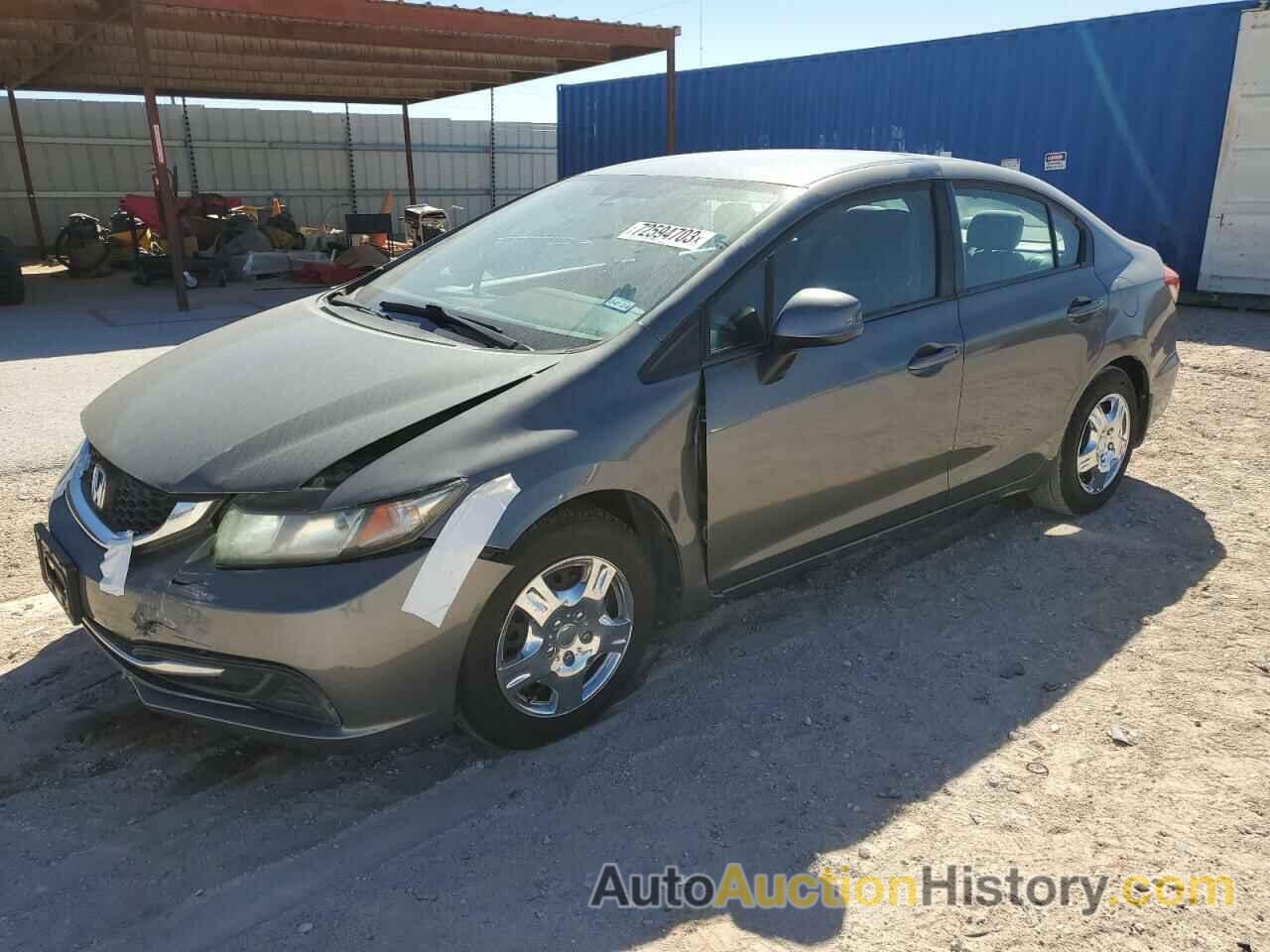 2013 HONDA CIVIC LX, 2HGFB2F51DH301253