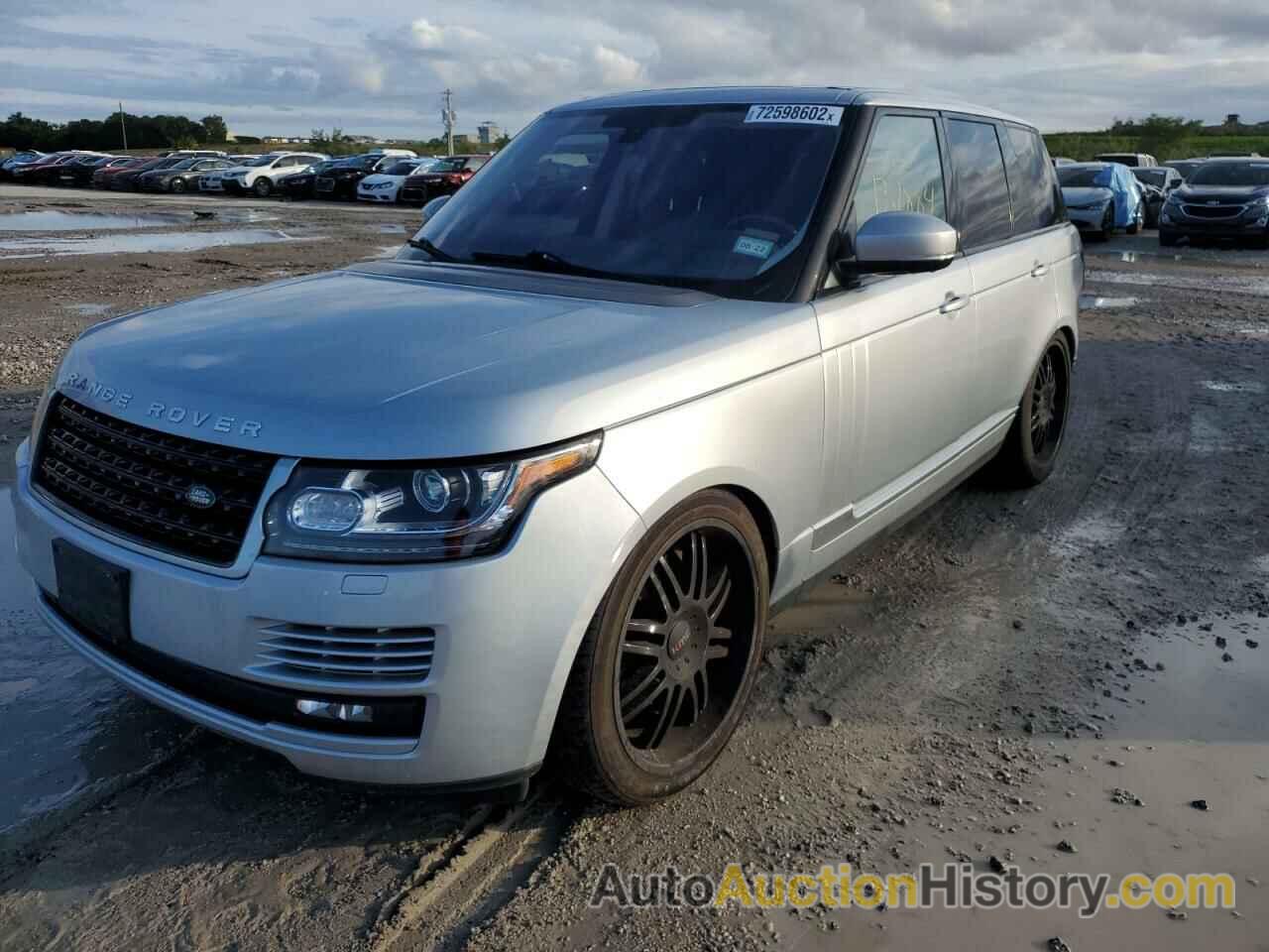 2016 LAND ROVER RANGEROVER SUPERCHARGED, SALGS2EF0GA249767