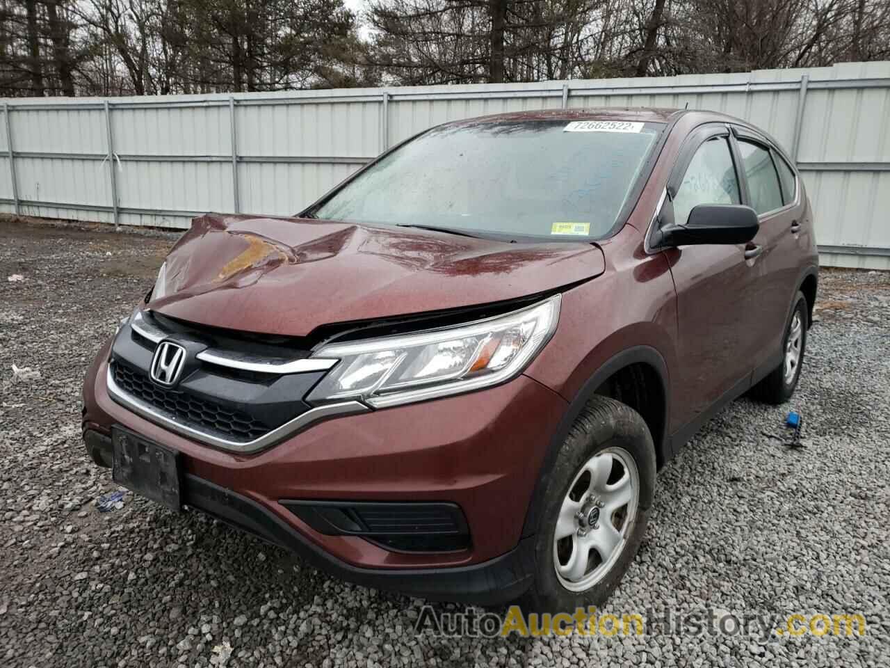 2015 HONDA CRV LX, 2HKRM4H3XFH702162