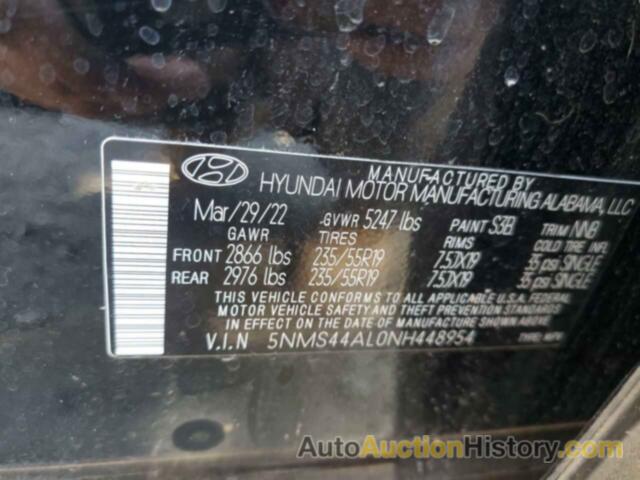 HYUNDAI SANTA FE LIMITED, 5NMS44AL0NH448954