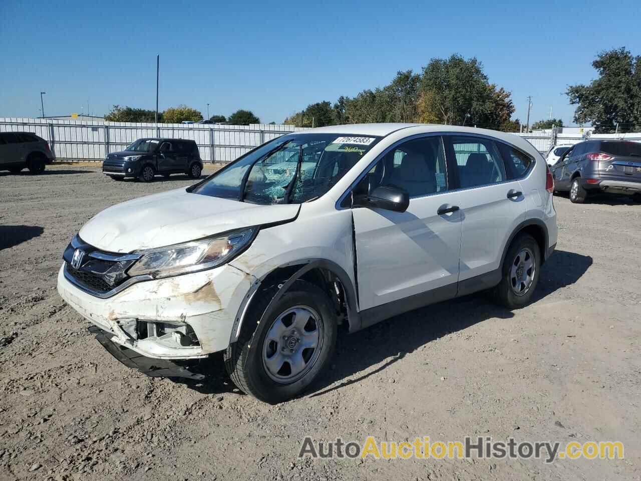 2016 HONDA CRV LX, 5J6RM3H32GL027425