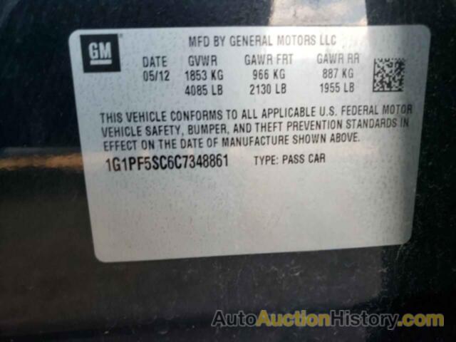 CHEVROLET CRUZE LT, 1G1PF5SC6C7348861