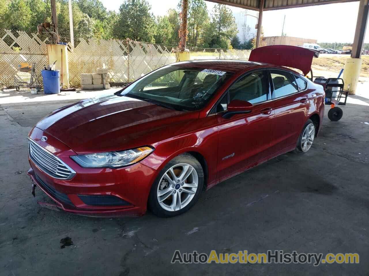 2018 FORD FUSION SE HYBRID, 3FA6P0LU3JR255253