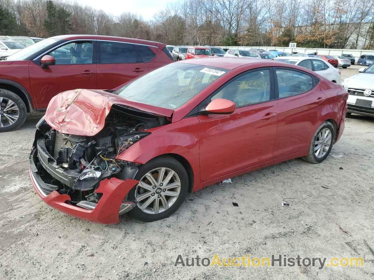 2015 HYUNDAI ELANTRA SE, KMHDH4AE1FU381849