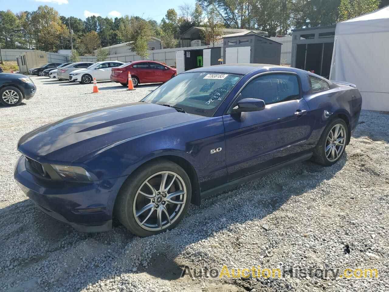 2012 FORD MUSTANG GT, 1ZVBP8CF9C5242471