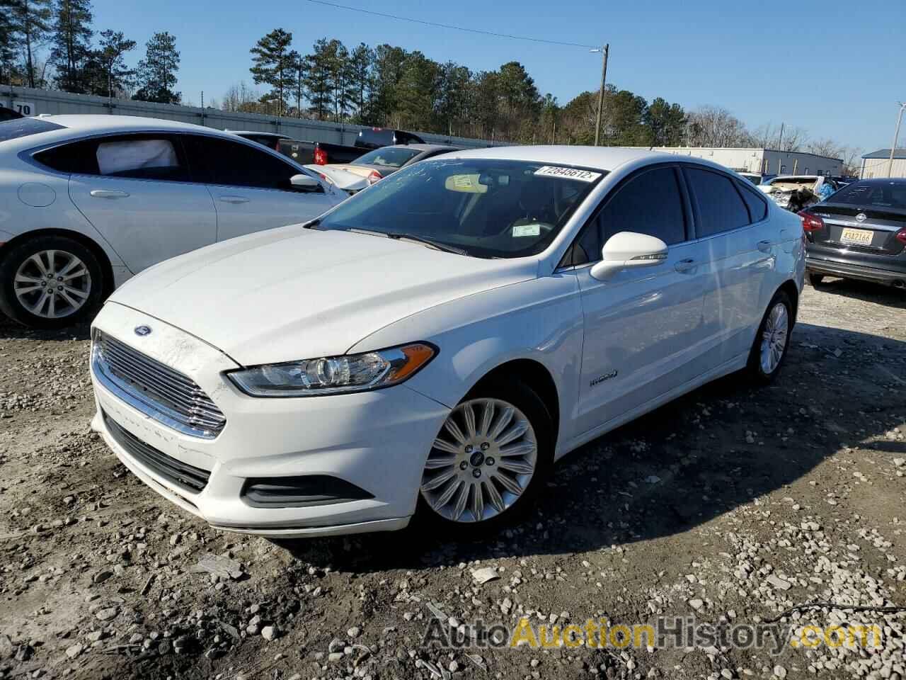 2016 FORD FUSION SE HYBRID, 3FA6P0LU5GR157334