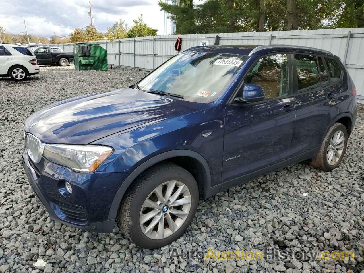 2016 BMW X3 XDRIVE28I, 5UXWX9C55G0D82281