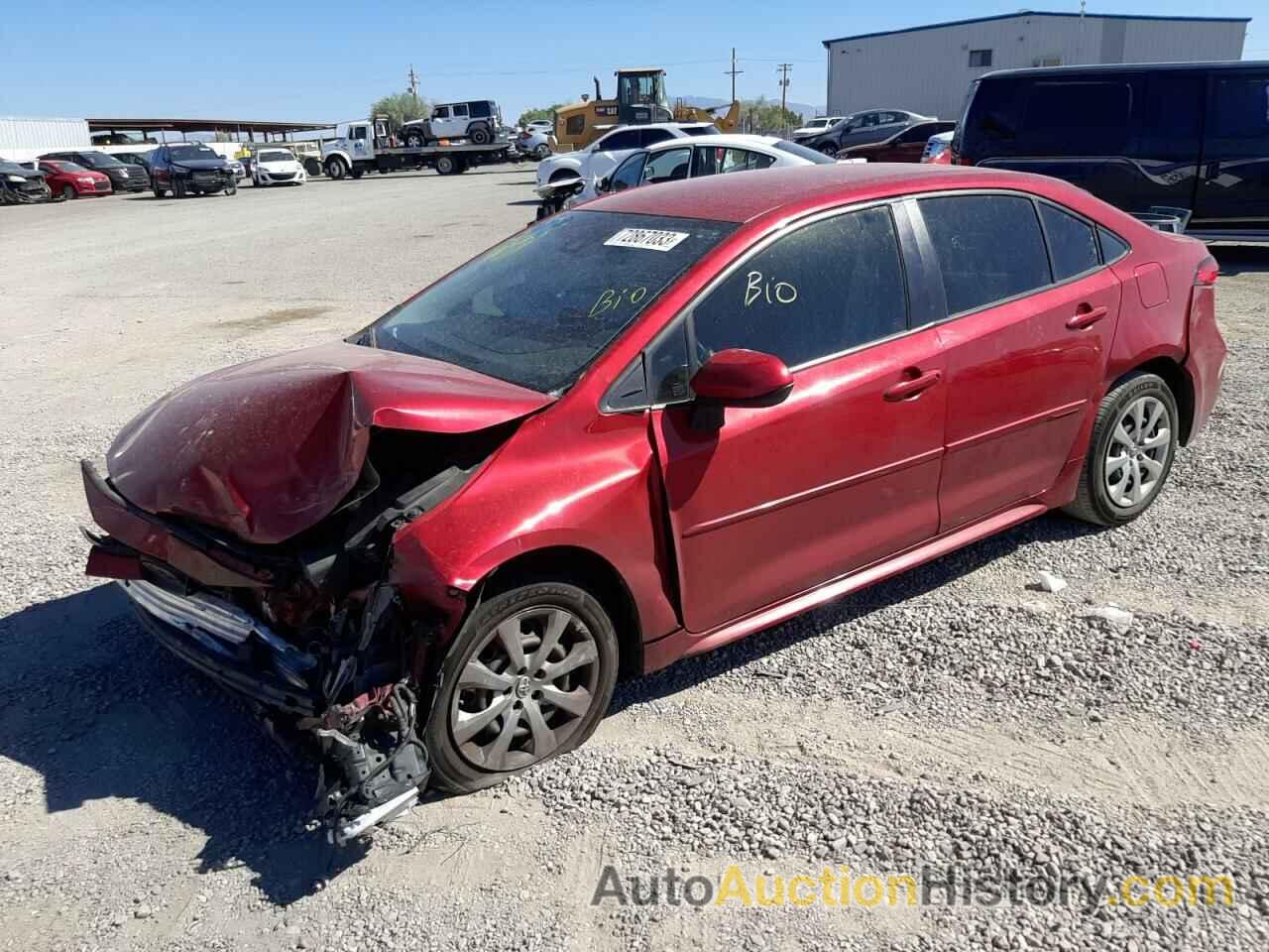 TOYOTA COROLLA LE, JTDEPRAE5LJ103980