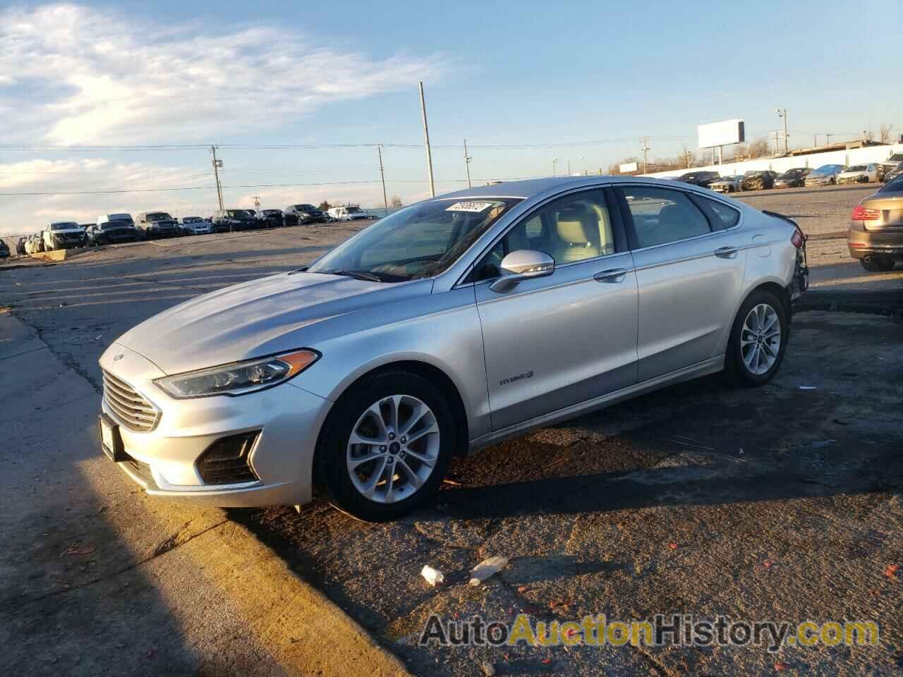 2019 FORD FUSION SEL, 3FA6P0MU8KR265826