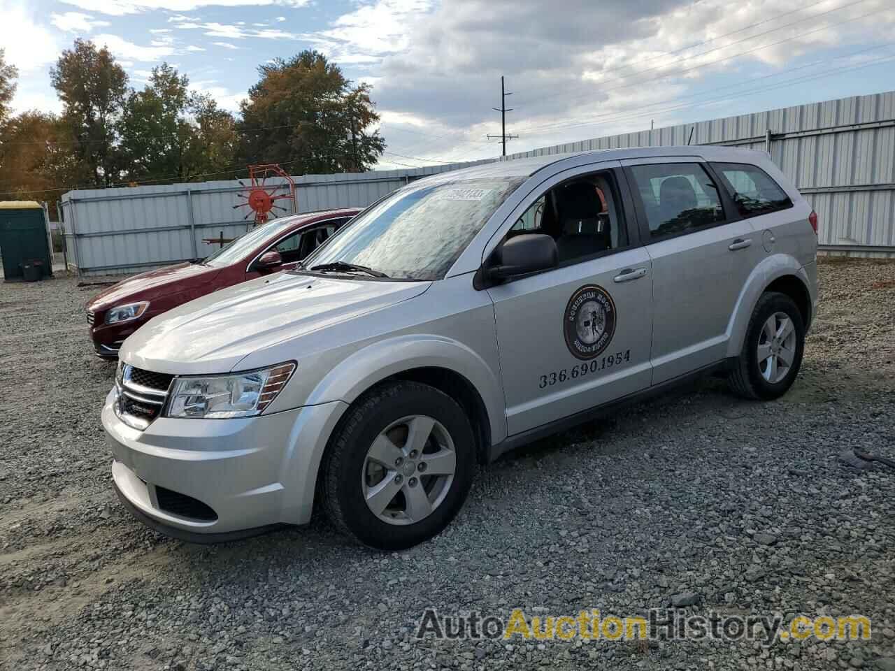 2013 DODGE JOURNEY SE, 3C4PDCAB5DT501818