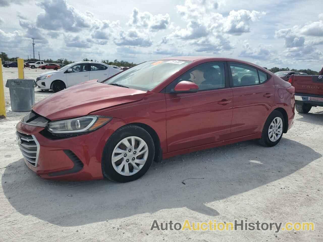 2017 HYUNDAI ELANTRA SE, KMHD74LF1HU421553