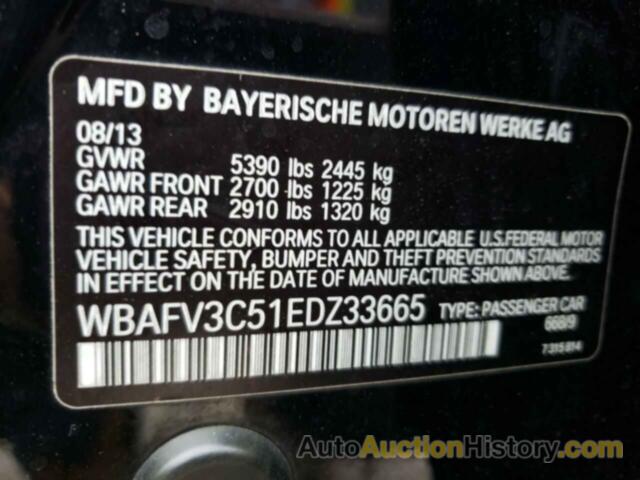 BMW 5 SERIES D XDRIVE, WBAFV3C51EDZ33665