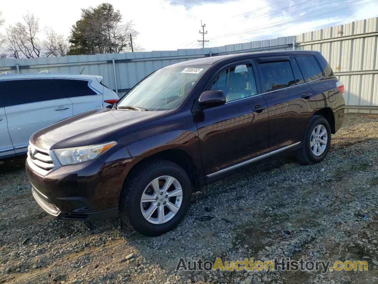 2011 TOYOTA HIGHLANDER BASE, 5TDZA3EH3BS012504