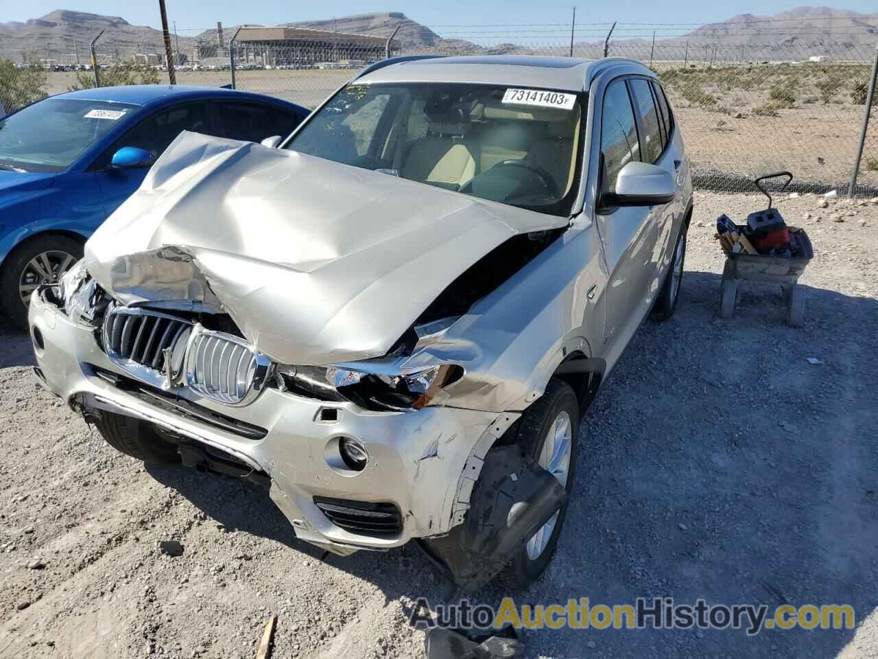 2016 BMW X3 XDRIVE28I, 5UXWX9C58G0D94599