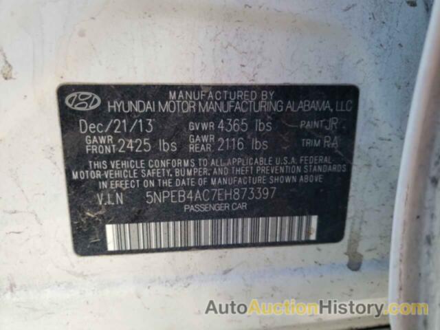 HYUNDAI SONATA GLS, 5NPEB4AC7EH873397