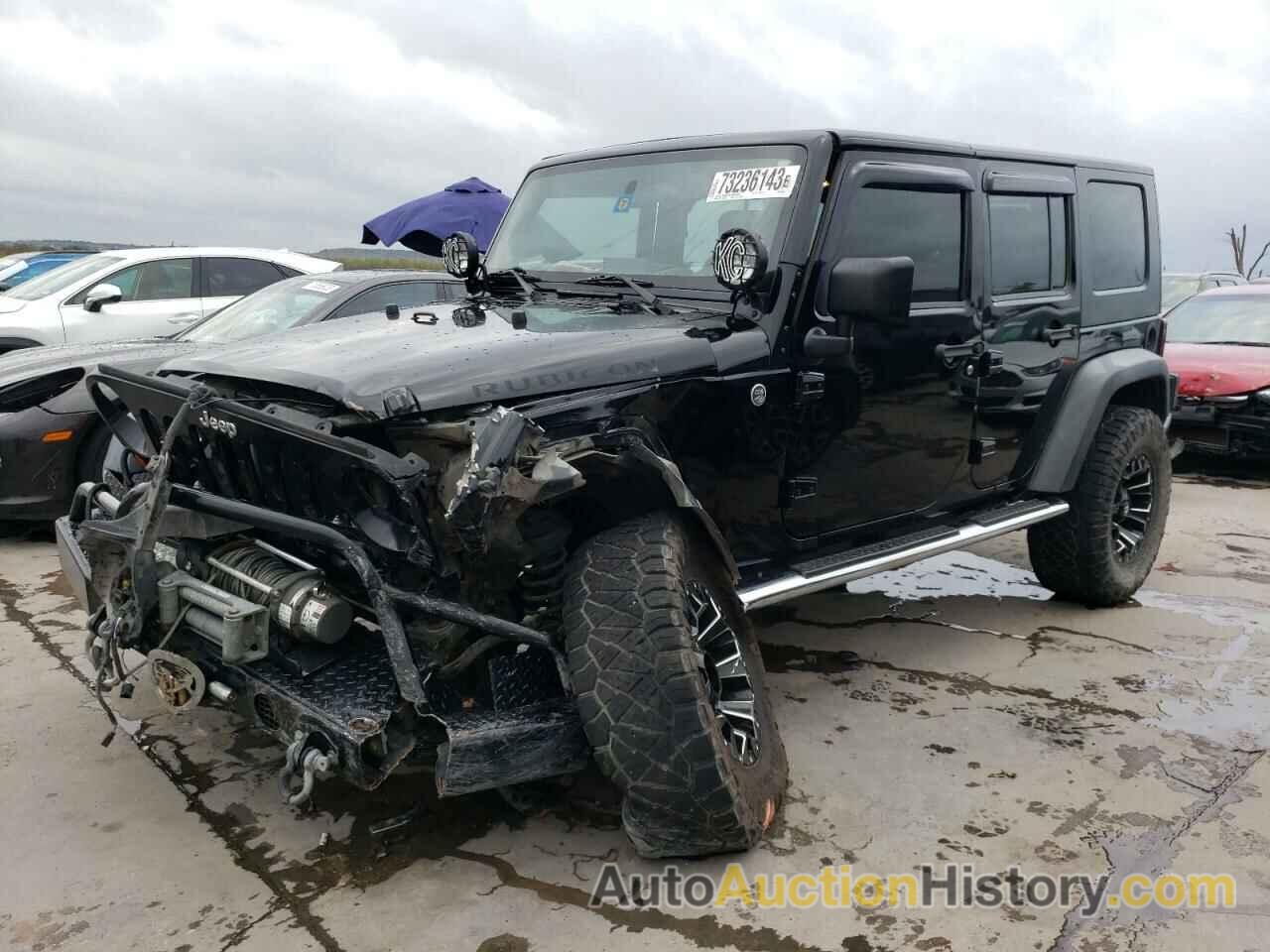 2008 JEEP WRANGLER RUBICON, 1J8GA69108L597616