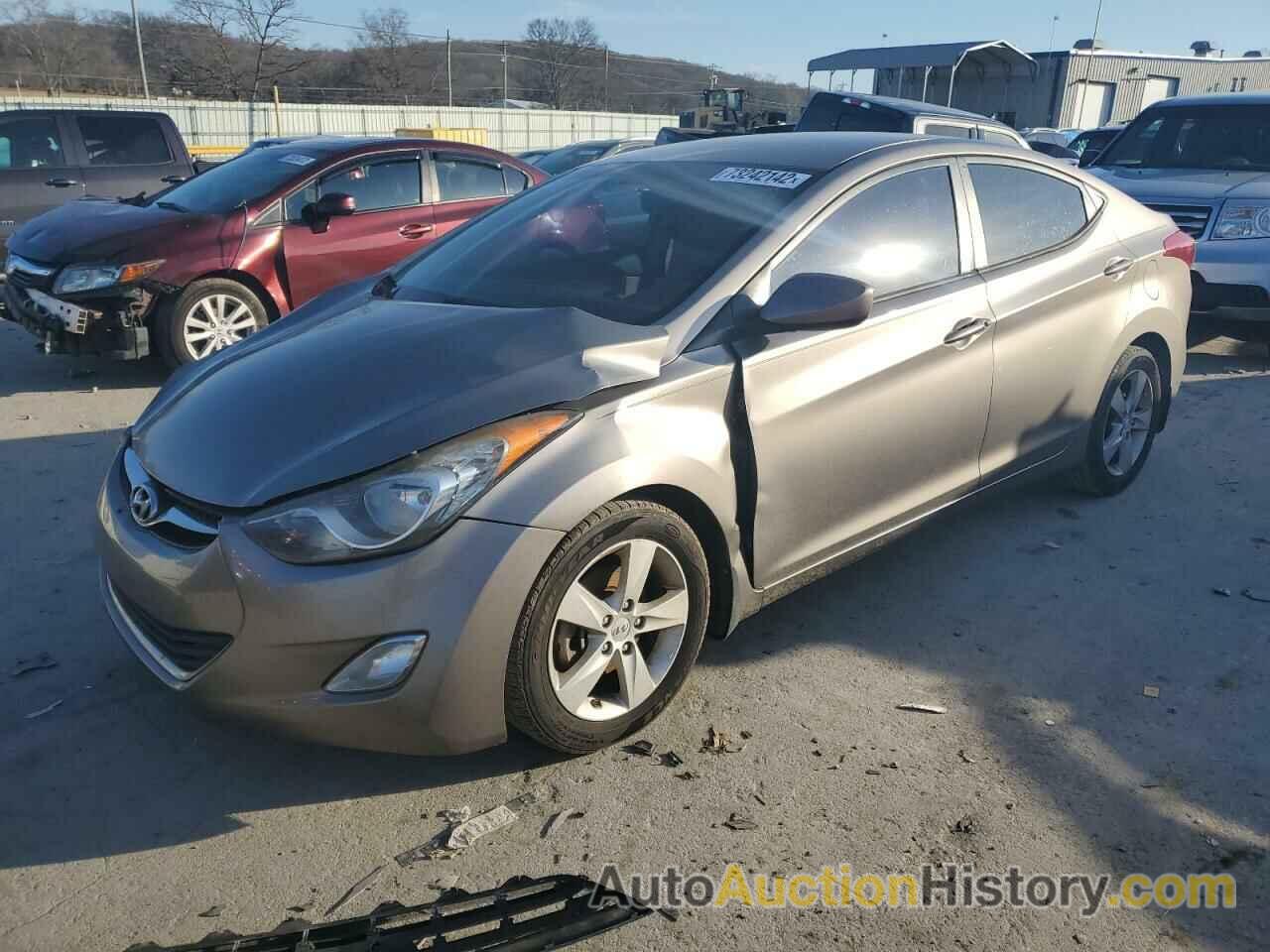 2013 HYUNDAI ELANTRA GLS, 5NPDH4AE7DH186737