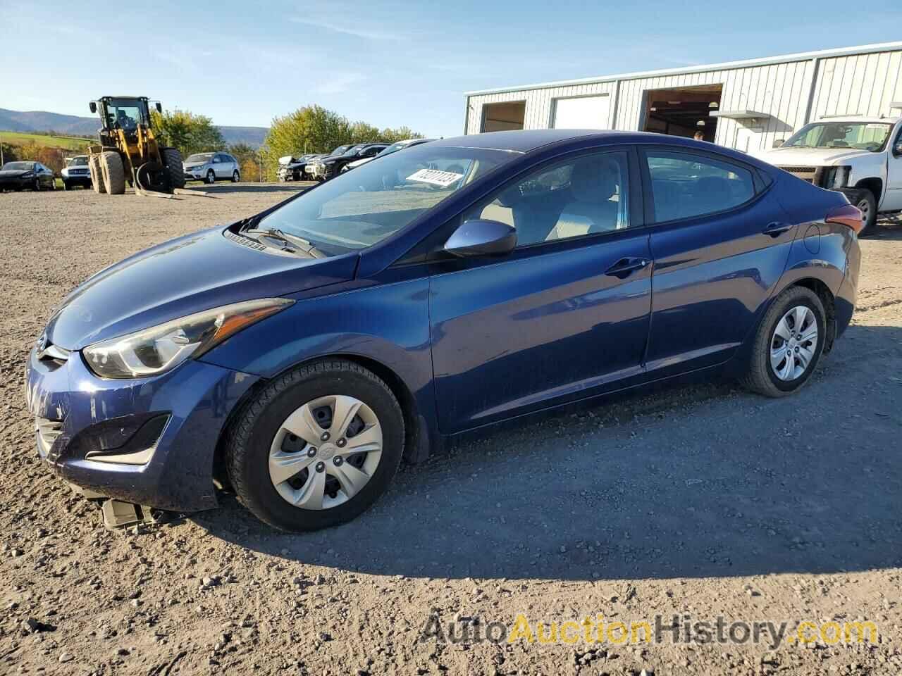 2016 HYUNDAI ELANTRA SE, 5NPDH4AE0GH666736