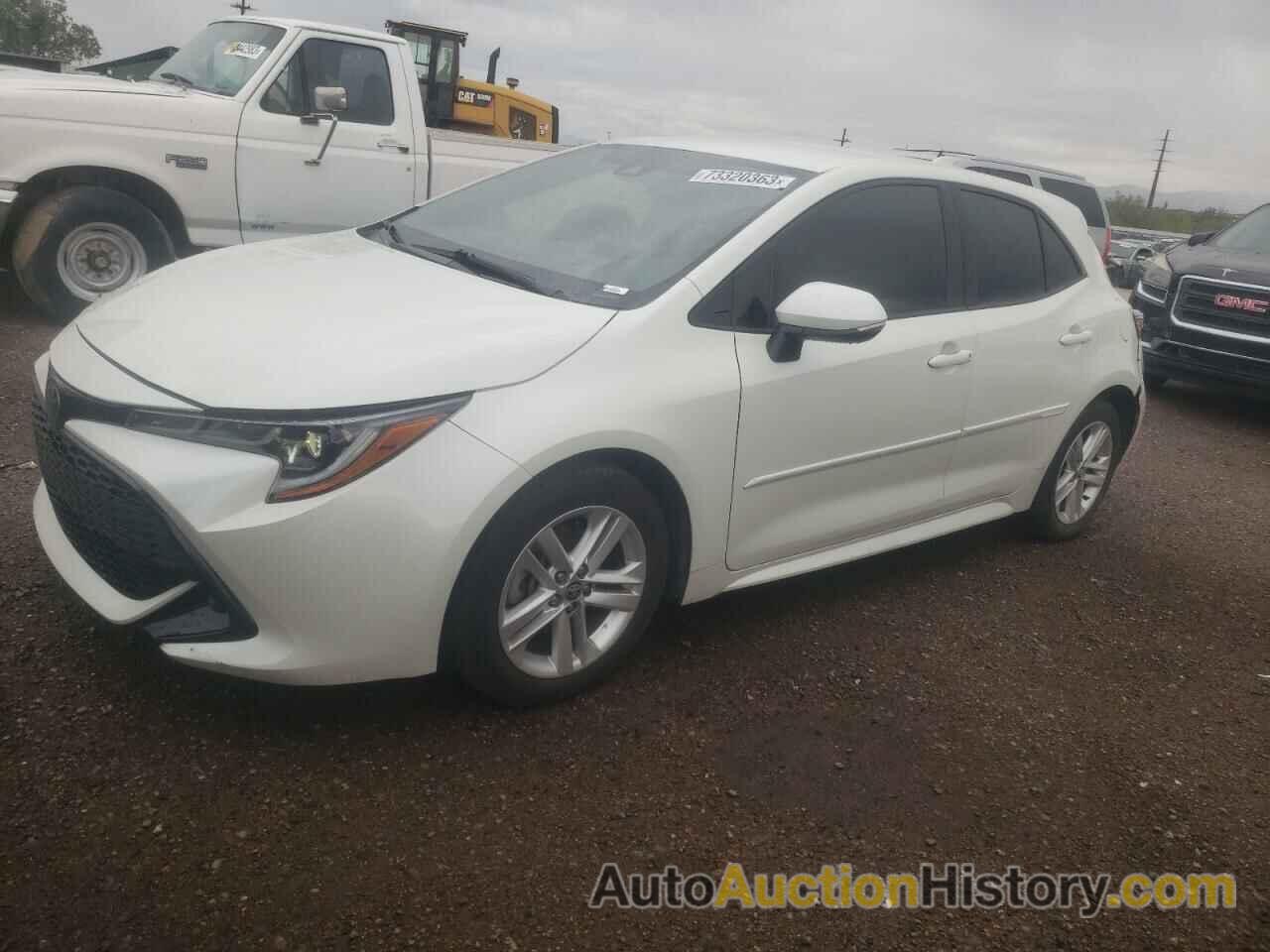 2019 TOYOTA COROLLA SE, JTNK4RBE4K3062458