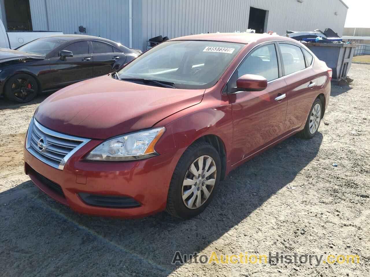 2013 NISSAN SENTRA S, 3N1AB7AP9DL654915