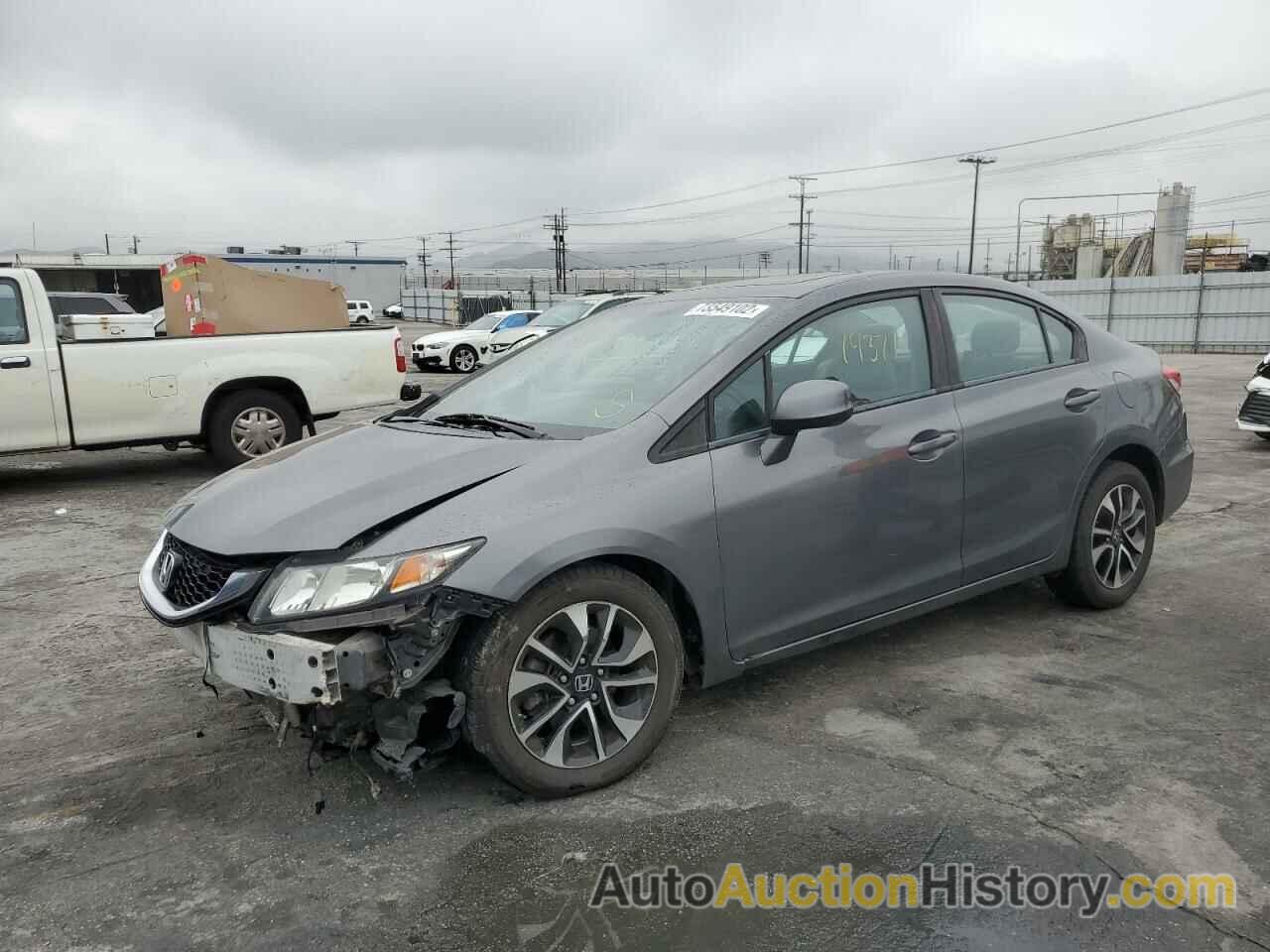 2013 HONDA CIVIC EXL, 19XFB2F99DE275384