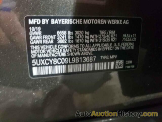 BMW X6 M50I, 5UXCY8C09L9B13687