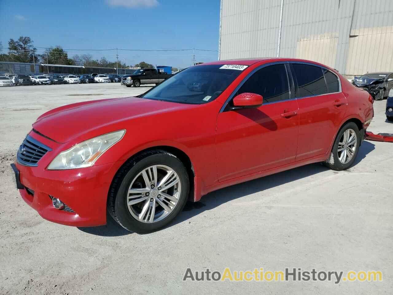 2011 INFINITI G37 BASE, JN1CV6AP1BM505878