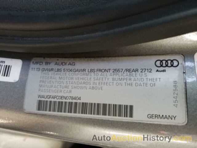 AUDI A6 PREMIUM PLUS, WAUGFAFC0EN078404