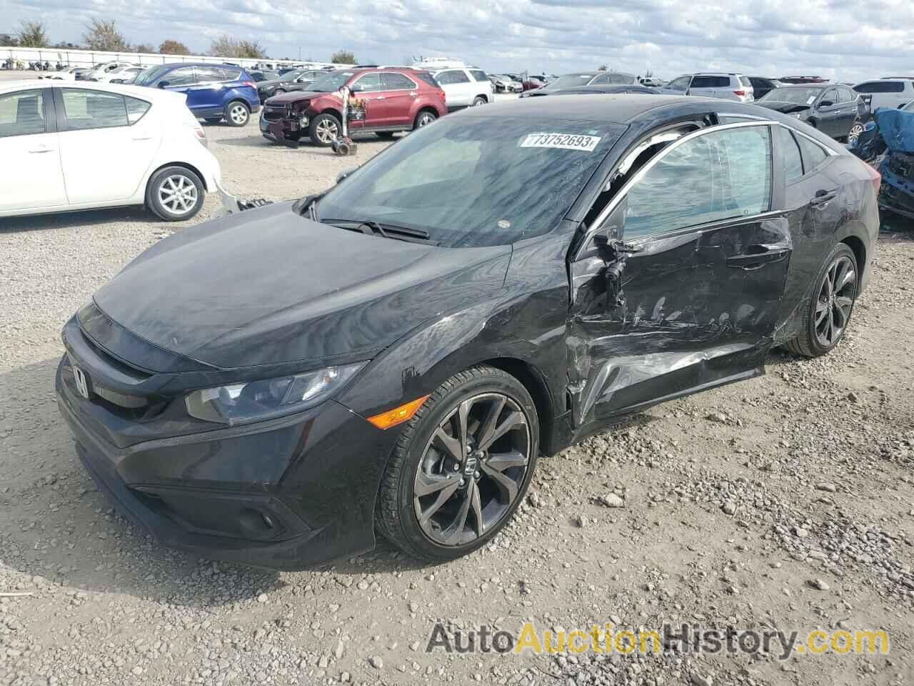 2021 HONDA CIVIC SPORT, 19XFC2F82ME003778