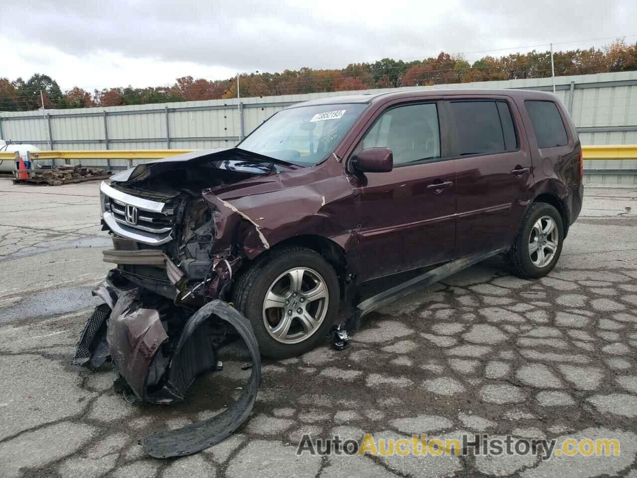 2013 HONDA PILOT EXL, 5FNYF4H5XDB037248