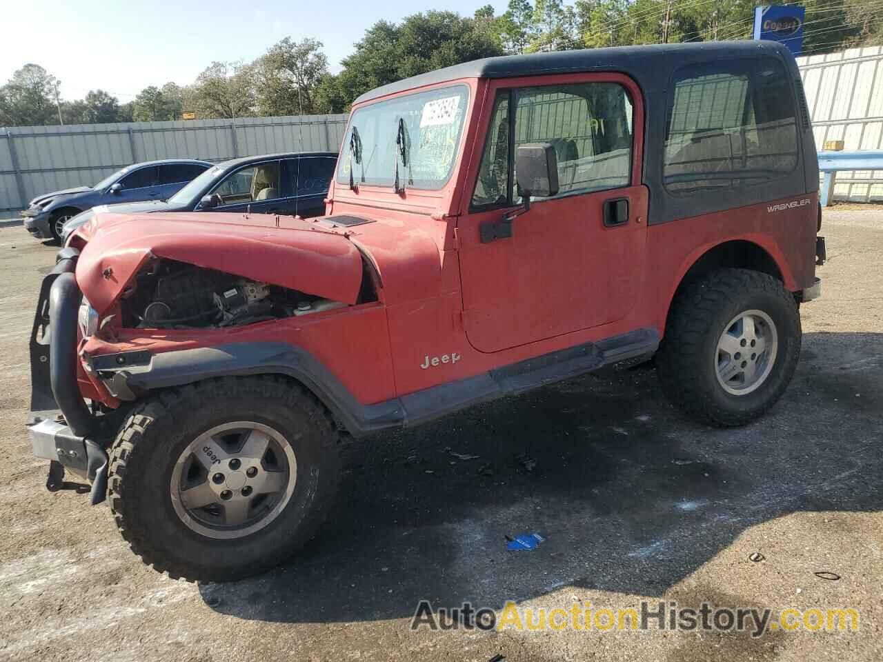 1995 JEEP WRANGLER SE, 1J4FY29S9SP246911